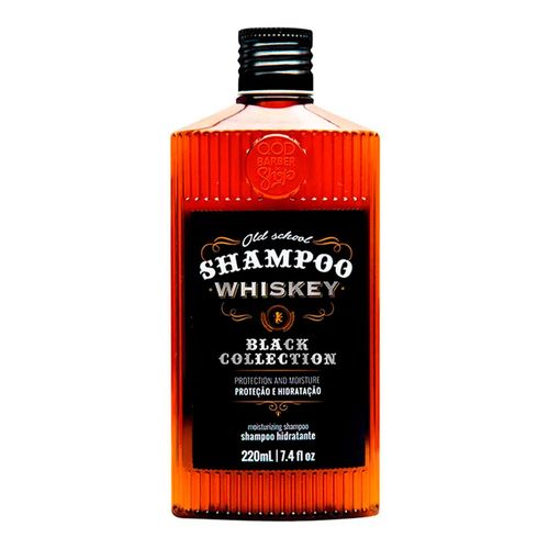 Shampoo QOD Barber Shop Whiskey Cabelo e Barba 220ml