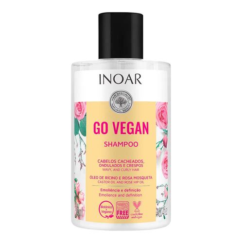 Shampoo Inoar Cabelos Cacheados Go Vegan 300ml Shampoo Inoar Cabelos Cacheados Go Vegan 300ml