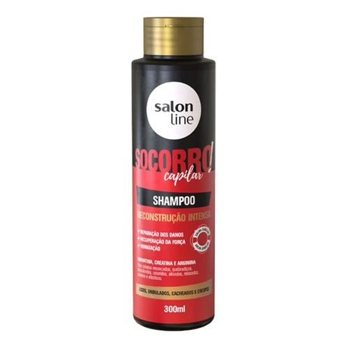 Shampoo Salon Line Socorro Capilar Reconstrução Intensa 300ml Shampoo Salon Line Socorro Capilar Reconstrução Intensa 300ml