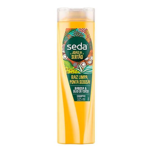 Shampoo Seda Joias do Sertão Raiz Limpa, Ponta Sedosa 325ml Shampoo Seda Joias do Sertão Raiz Limpa, Ponta Sedosa 325ml