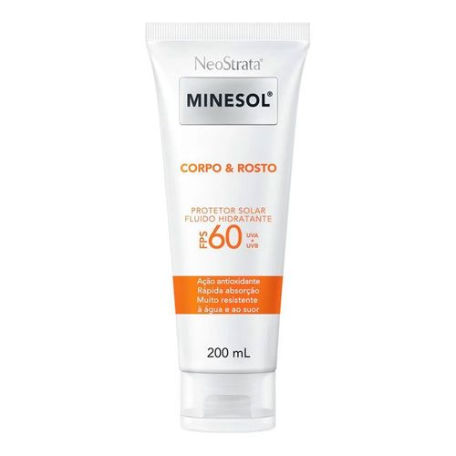 Protetor Solar Neostrata Minesol Corpo e Rosto FPS60 200ml