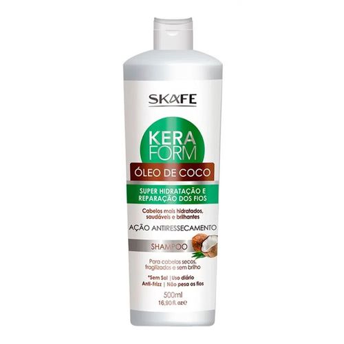 Shampoo Skafe Keraform Óleo De Coco 500ml Shampoo Skafe Keraform Óleo De Coco 500ml
