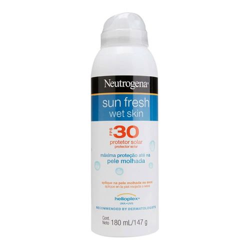 Protetor Solar Neutrogena Sun Fresh FPS 30 Aerosol 180ml Protetor Solar Neutrogena Sun Fresh FPS 30 Aerosol 180ml