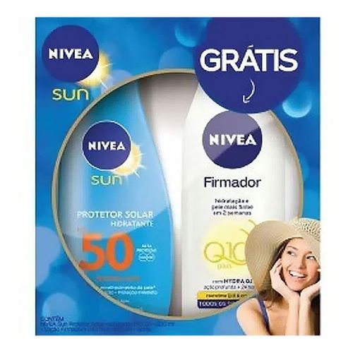 Protetor Solar Nivea Sun Fps 50 Loção 200ml - Grátis Body Lotion 200ml Protetor Solar Nivea Sun Fps 50 Loção 200ml - Grátis Body Lotion 200ml