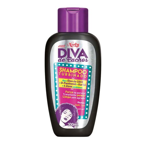 Shampoo Turbinado Niely Diva Cachos 300ml