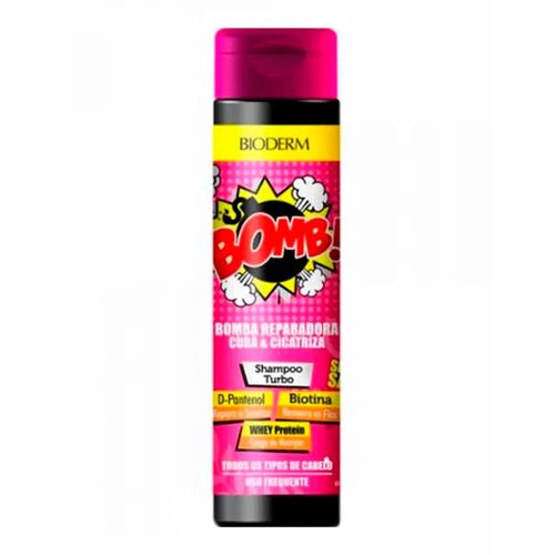 Shampoo Turbo Bioderm Bomba de Crescimento 300ml Shampoo Turbo Bioderm Bomba de Crescimento 300ml