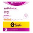 Acetilcisteína 20mg Genérico Prati 16 Envelopes