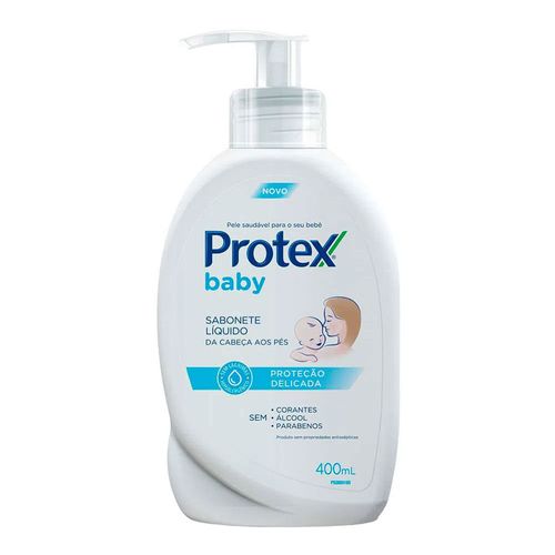 Sabonete Líquido Para Bebê Protex Baby Delicate Care 400Ml