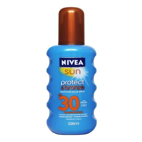 Protetor Solar Protect & Bronze Nivea Sun Spray Fps 30 - 200ml Protetor Solar Protect & Bronze Nivea Sun Spray Fps 30 - 200ml