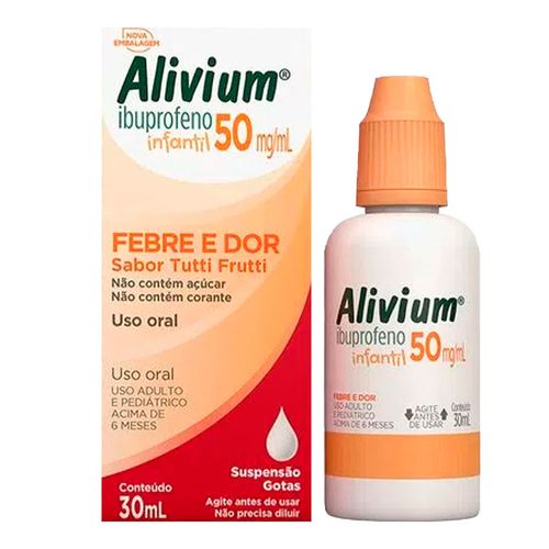 Analgésico E Antitérmico Alivium Infantil 50Mg/Ml 30Ml