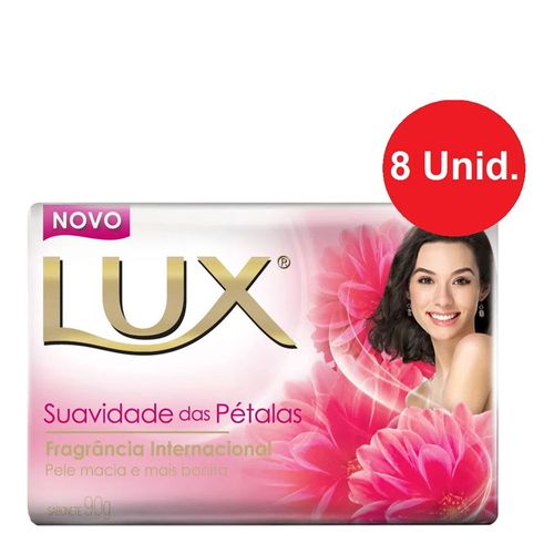 Sabonete Lux Suave Pétalas 90g C/ 8 Unidades Sabonete Lux Suave Pétalas 90g C/ 8 Unidades