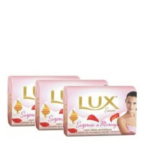 Sabonete Lux Suave Surpresa de Morango 90g 3 Unidades Sabonete Lux Suave Surpresa de Morango 90g 3 Unidades