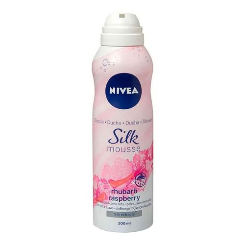 Sabonete Mousse Nivea Silk Raspberry 200ml