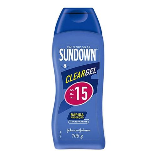 Protetor Solar Sundown Clear Gel FPS15 106g Protetor Solar Sundown Clear Gel FPS15 106g