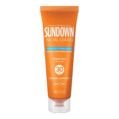 Protetor Solar Sundown Facial Diário FPS 30 50g Protetor Solar Sundown Facial Diário FPS 30 50g