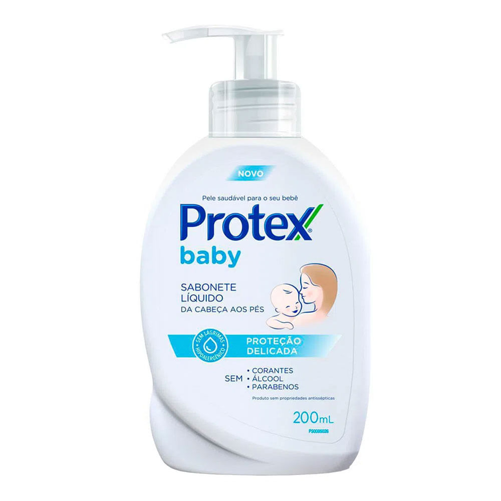 Sabonete Líquido Protex Baby Da Cabeça Aos Pés 200ml