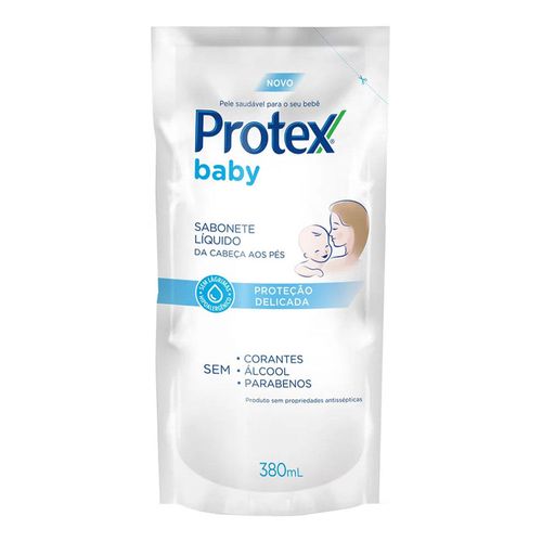 Sabonete Líquido Infantil Protex Baby Delicate Care 380Ml Refil