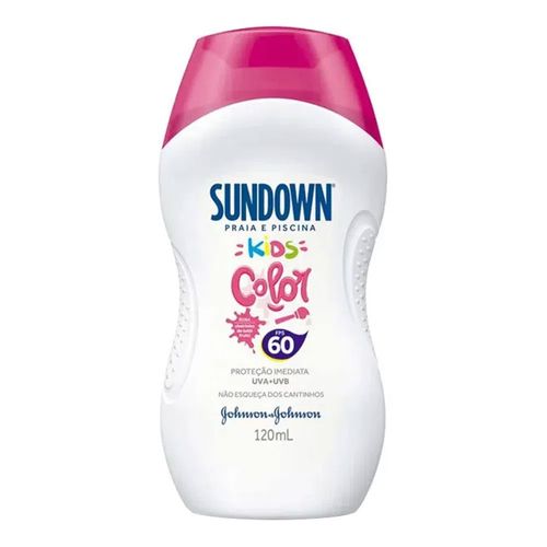 Protetor Solar Sundown FPProtetor Solar Sundown FPS 60 Kids Color 120mlS 60 Kids Color 120ml Protetor Solar Sundown FPProtetor Solar Sundown FPS 60 Kids Color 120mlS 60 Kids Color 120ml