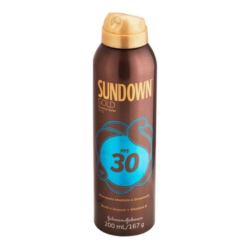 Protetor Solar Sundown Gold Spray FPS 30 200ml Protetor Solar Sundown Gold Spray FPS 30 200ml
