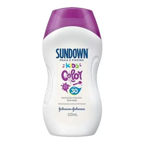 Protetor Solar Sundown Kids Color FPS 30 120ml Protetor Solar Sundown Kids Color FPS 30 120ml