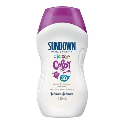 Protetor Solar Sundown Kids Color FPS 30 120ml