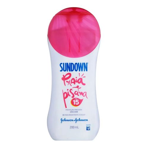 Protetor Solar Sundown Praia e Piscina FPS 15 200ml Protetor Solar Sundown Praia e Piscina FPS 15 200ml