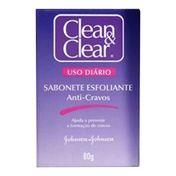 Sabonete Esfoliante Clean Clear Anticravos 80g