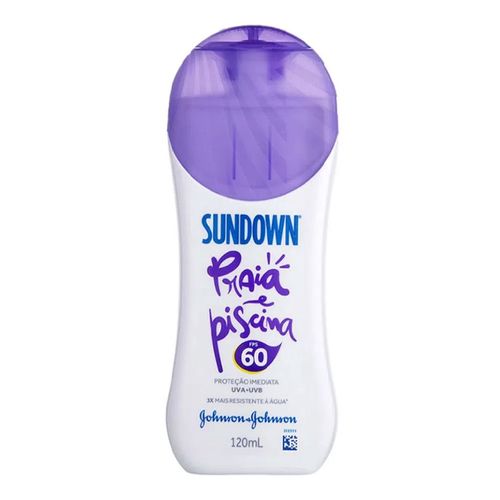 Protetor Solar Sundown Praia e Piscina FPS 60 120ml Protetor Solar Sundown Praia e Piscina FPS 60 120ml