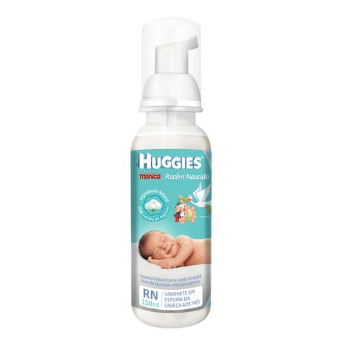 Sabonete Espuma Huggies da Cabeça Aos Pés Recém-nascido 150ml Sabonete Espuma Huggies da Cabeça Aos Pés Recém-nascido 150ml