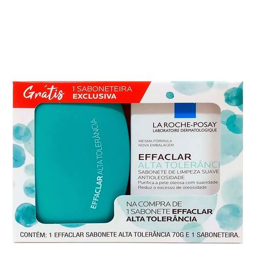 Sabonete Facial Effaclar Alta Tolerância La Roche Posay 70g + Saboneteira Sabonete Facial Effaclar Alta Tolerância La Roche Posay 70g + Saboneteira