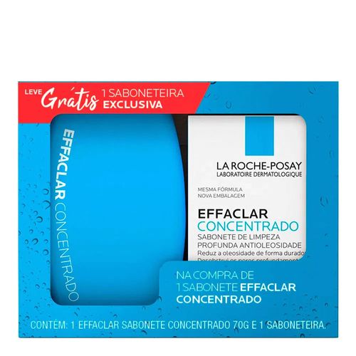 Sabonete Facial Effaclar Concentrado La Roche Posay 70gr + Saboneteira