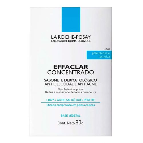 Sabonete Facial La Roche-Posay Effaclar Concentrado 80g Sabonete Facial La Roche-Posay Effaclar Concentrado 80g