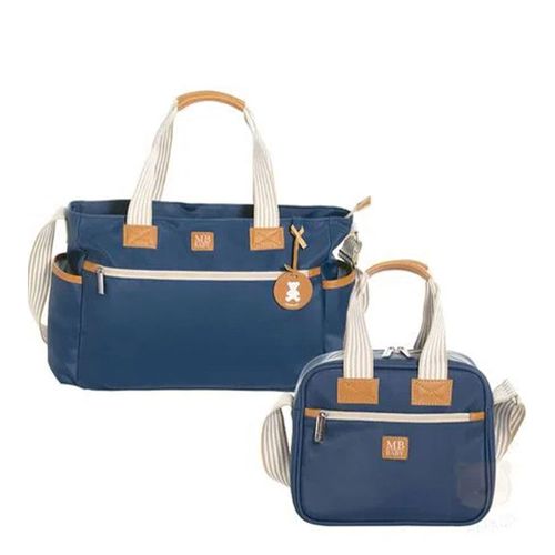 Bolsa Sacola + Frasqueira Térmica Classic Marinho - MB Baby Bolsa Sacola + Frasqueira Térmica Classic Marinho - MB Baby