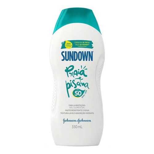 Protetor Solar Sundown Praia e Piscina FPS50 350ml Protetor Solar Sundown Praia e Piscina FPS50 350ml