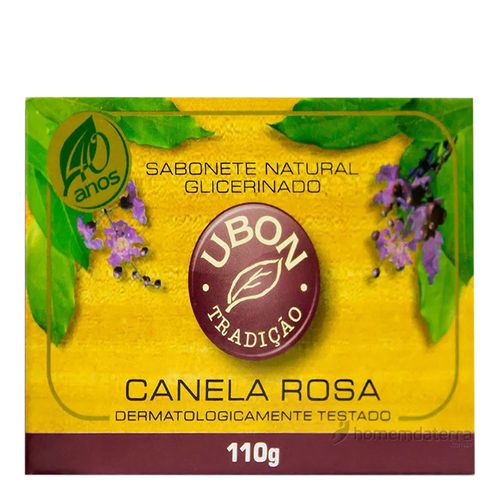 Sabonete Glicerinado Ubon Canela Rosa 110g Sabonete Glicerinado Ubon Canela Rosa 110g