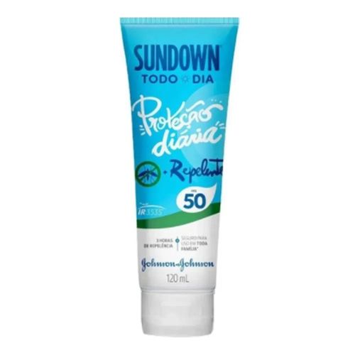 Protetor Solar Sundown Todo Dia FPS50 Com Repelente 120ml Protetor Solar Sundown Todo Dia FPS50 Com Repelente 120ml