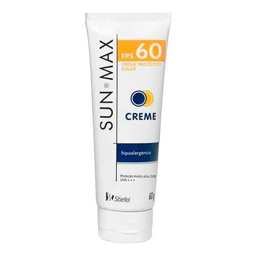 Protetor Solar Sunmax Creme Tratamento Fps 60 Stiefel 60g