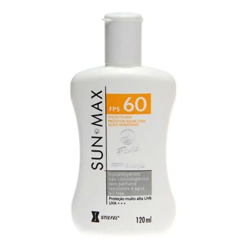 Protetor Solar Sunmax Fluid FPS 60 Stiefel 120ml Protetor Solar Sunmax Fluid FPS 60 Stiefel 120ml