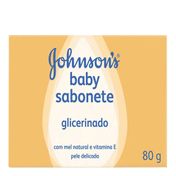 Sabonete Johnson's Baby Glicerinado 80g 4 Unidades