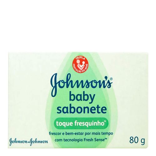 Sabonete Johnson's Baby Toque Fresquinho 80g Sabonete Johnson's Baby Toque Fresquinho 80g