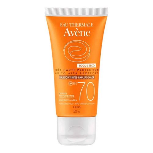 Protetor Solar Avène Toque Seco Emulsão Color FPS70 50ml Protetor Solar Avène Toque Seco Emulsão Color FPS70 50ml