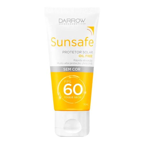 Protetor Solar Sunsafe Sem Cor FPS 60 50g Protetor Solar Sunsafe Sem Cor FPS 60 50g