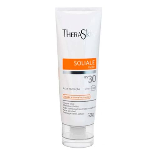 Protetor Solar Theraskin Soliale Gel Creme FPS30 50g Protetor Solar Theraskin Soliale Gel Creme FPS30 50g