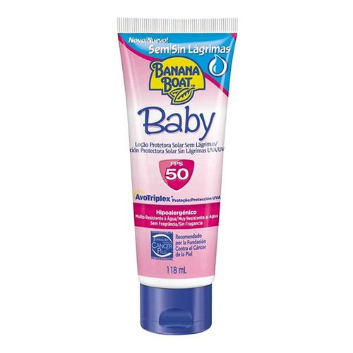 Protetor Solar Banana Boat Baby FPS 50 118ml Protetor Solar Banana Boat Baby FPS 50 118ml