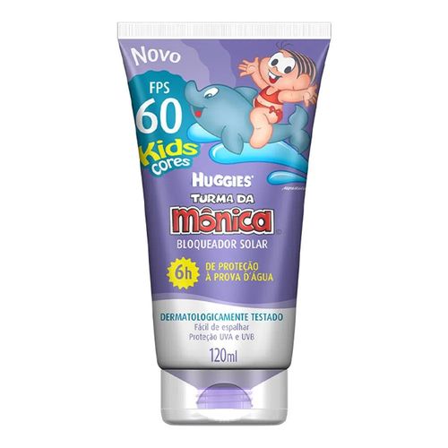 Protetor Solar Turma da Mônica Kids Cores FPS60 120ml Protetor Solar Turma da Mônica Kids Cores FPS60 120ml