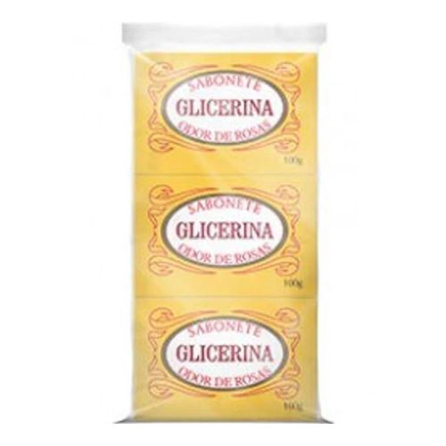 Sabonete Augusto Caldas Odor de Rosas 100g C/ 3 Unidades Sabonete Augusto Caldas Odor de Rosas 100g C/ 3 Unidades