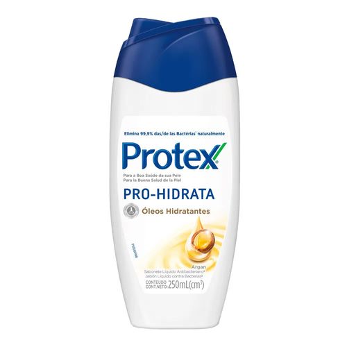 Sabonete Líquido Antibacteriano para Corpo Protex Pro Hidrata Argan 250ml Sabonete Líquido Antibacteriano para Corpo Protex Pro Hidrata Argan 250ml
