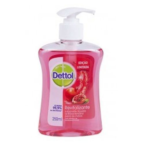 Sabonete Líquido Dettol Para As Mãos - Revitalizante 250ml Sabonete Líquido Dettol Para As Mãos - Revitalizante 250ml