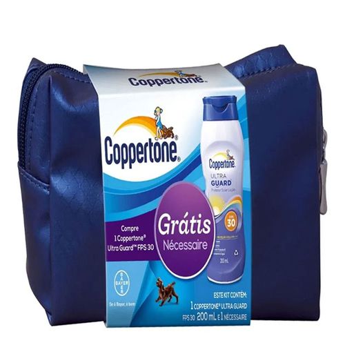 Protetor Solar Coppertone Ultra Guard Loção Fps 30 200ml Grátis Nécessaire