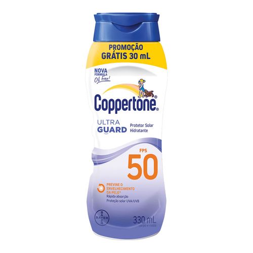 Protetor Solar Coppertone Ultraguard Loção FPS 50 330ml Protetor Solar Coppertone Ultraguard Loção FPS 50 330ml